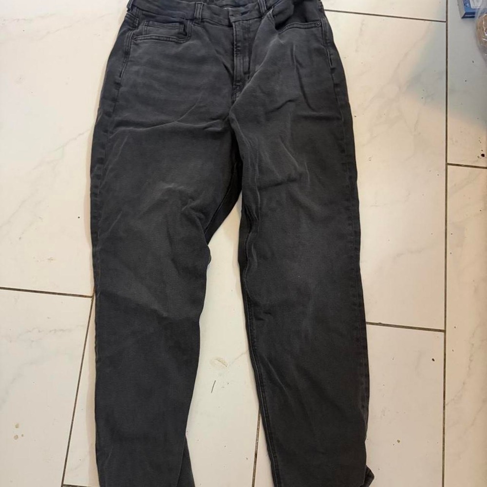 American Eagle Outfitters Black Stretch Denim Jeans Womens Size 10 Short